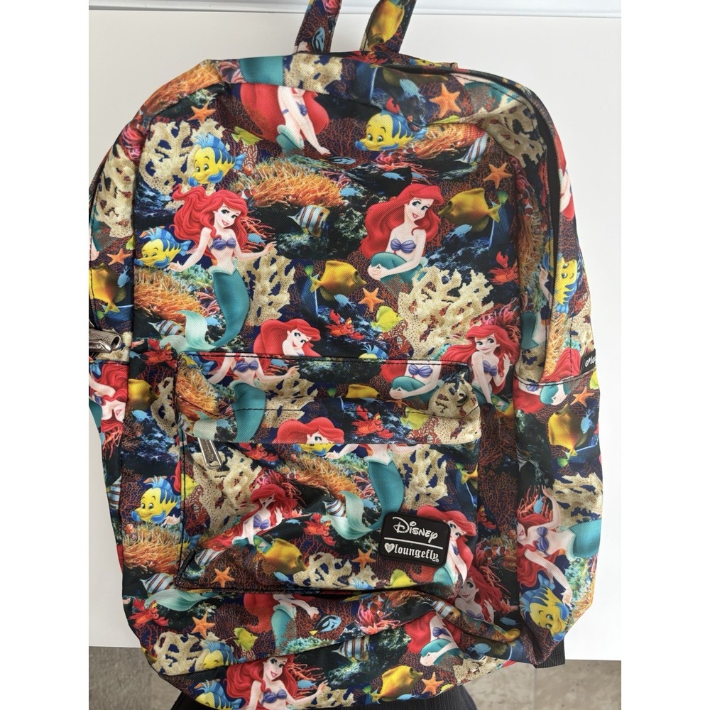 Loungefly Backpack Disney The Little Mermaid Ariel‎ Flounder 2010s